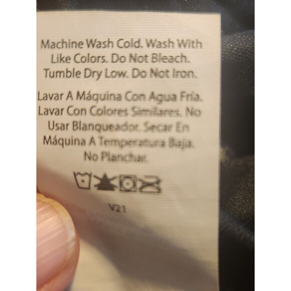 Avia Women's XXXL(22) Brushed Fleece Lined 1/4 Zip Top Vivid White Black Soot - Picture 8 of 12